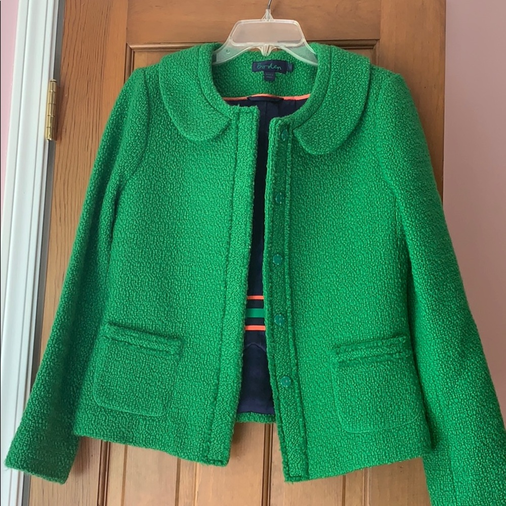 Boden Blazer Kelly Green